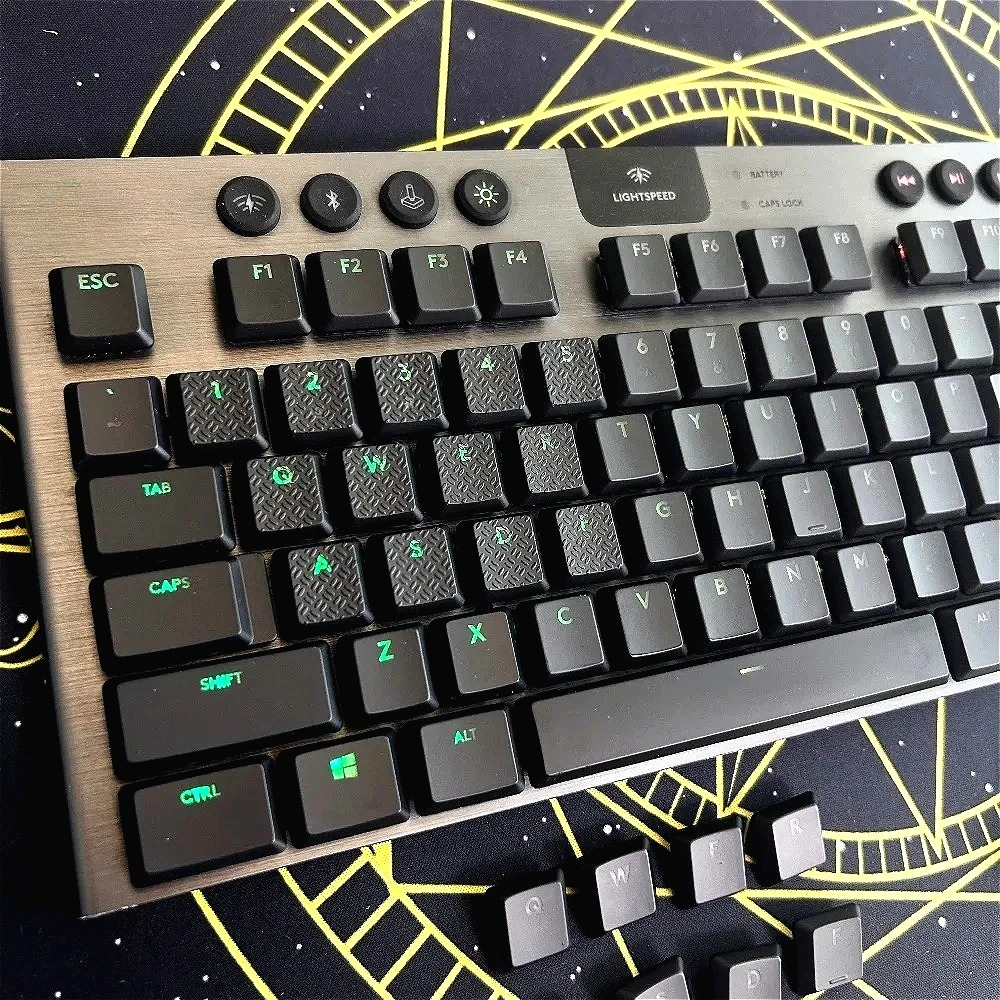 Gaming Keyboard Tkl - Texture Tactility Backlit Keycaps Replacement Suitable