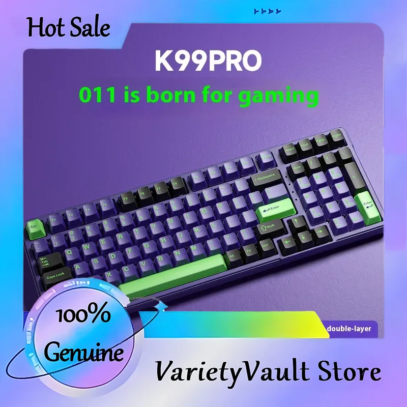 Gaming Keyboard Mechanical - FURYCUBE K99pro Wireless Gaming Mechanical Keyboard