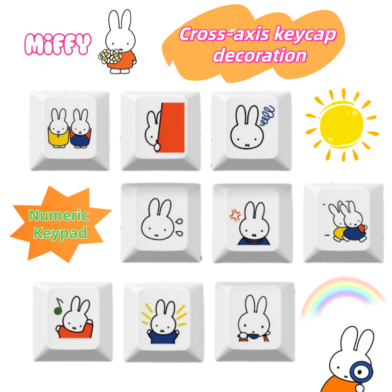 New Miffy rabbit cartoon cute  - Gaming Keyboard Mechanical のレビューと価格