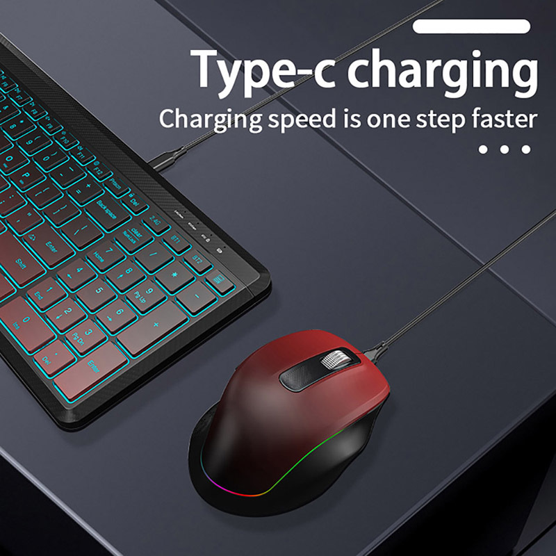 RGB Backlit Silent Wireless Ke - Gaming Keyboard Bundle のレビューと価格