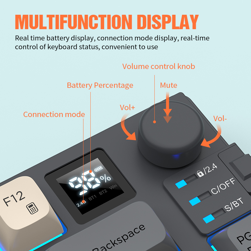 New Dual-Mode 80 Keys Wireless - Gaming Keyboard Bundle のレビューと価格