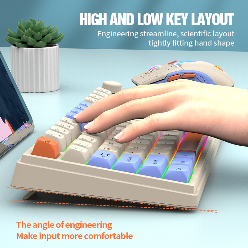 New Dual-Mode 80 Keys Wireless - Gaming Keyboard Bundle のレビューと価格