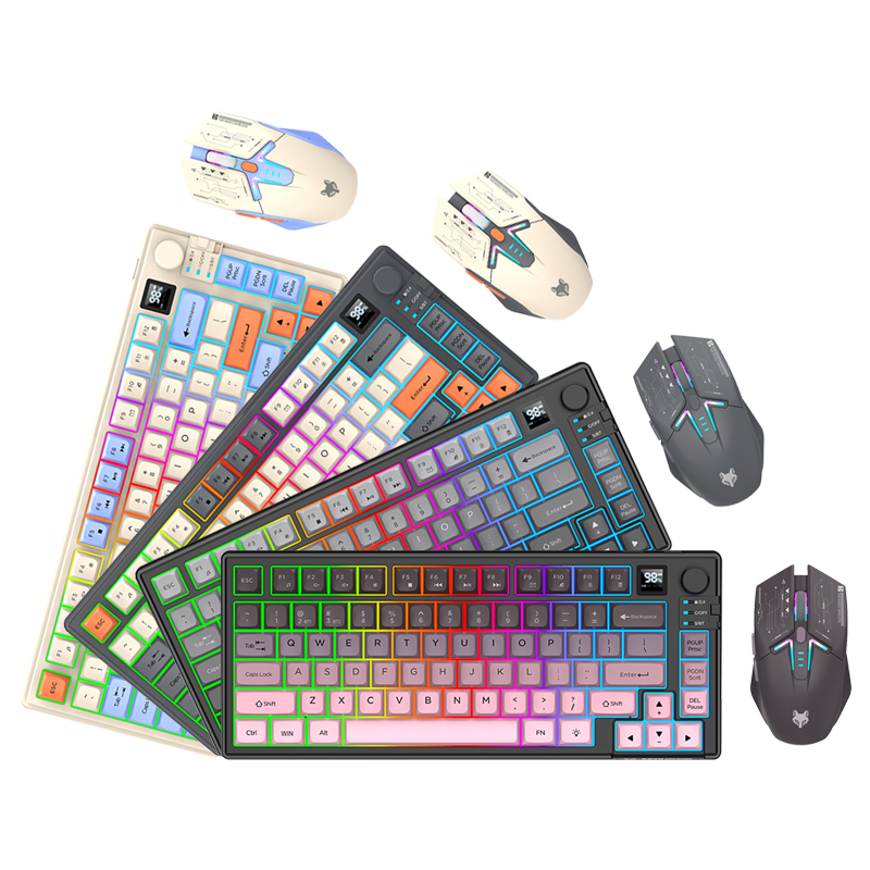 New Dual-Mode 80 Keys Wireless - Gaming Keyboard Bundle のレビューと価格