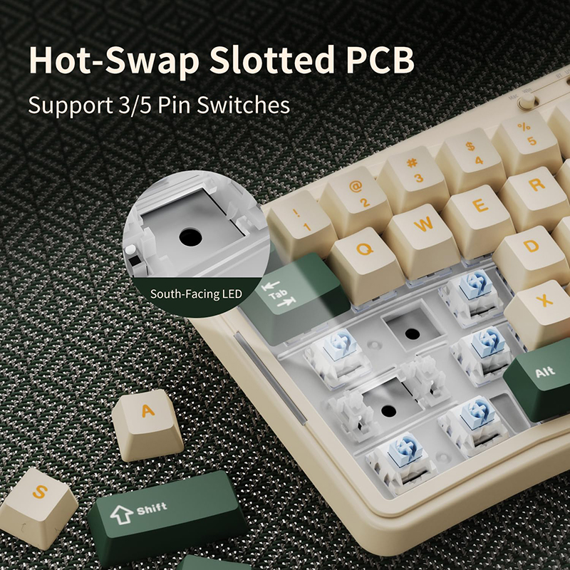 Ajazz AK35I V3/V4 MAX Tri-mode - Gaming Keyboard Tkl のレビューと価格