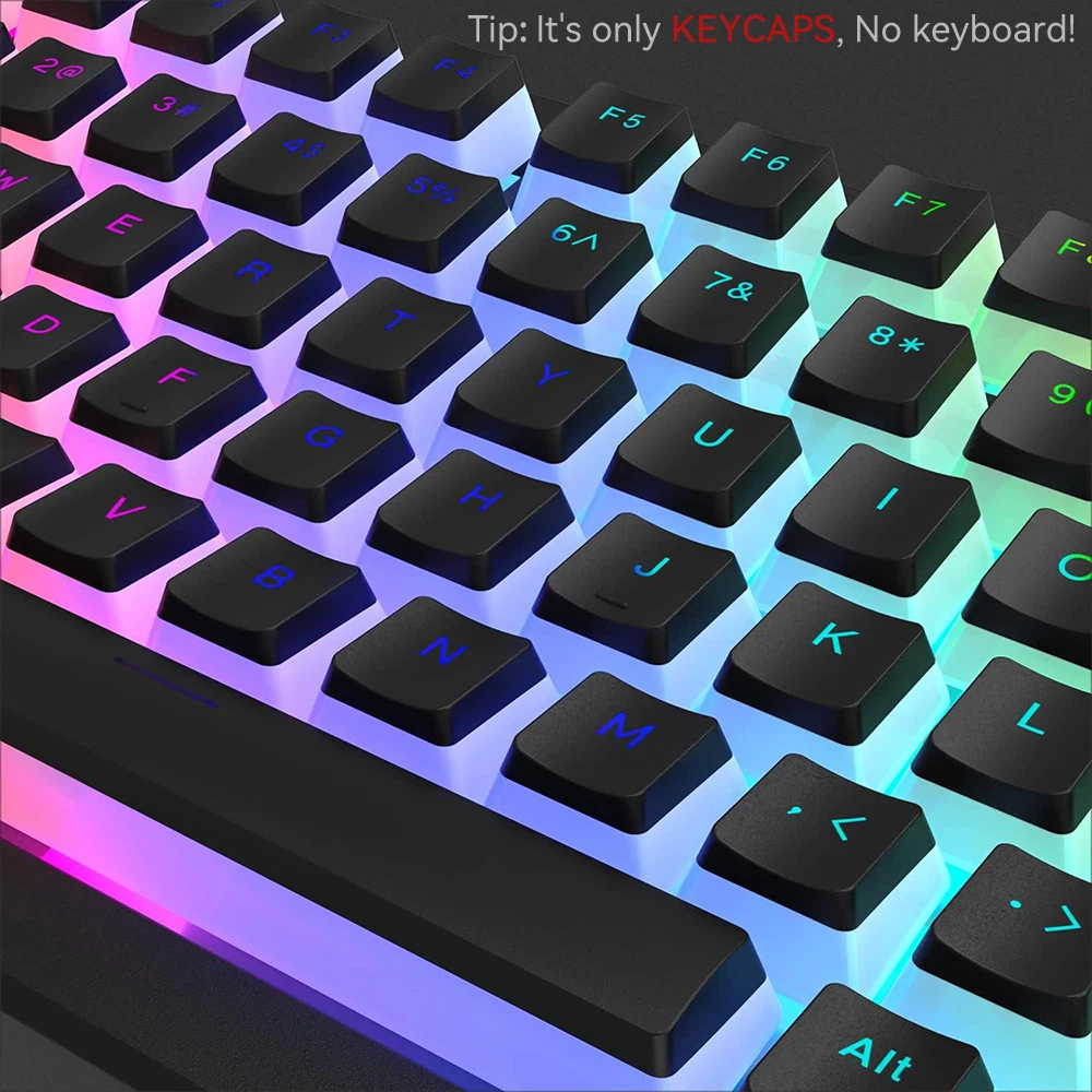 New Pudding PBT Keycaps 129 Ke - Gaming Keyboard Bundle のレビューと価格