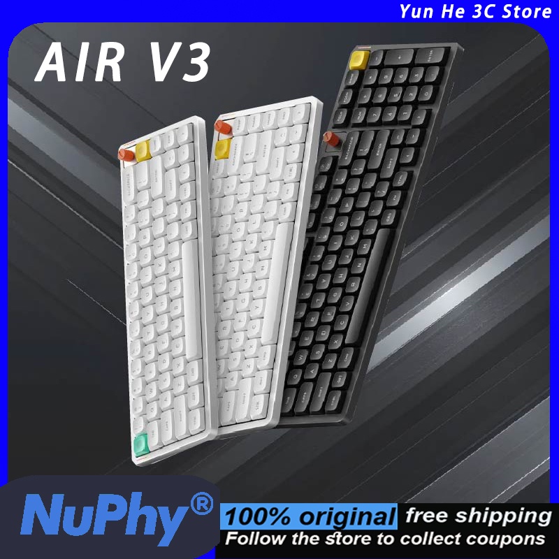NuPhy Air V3 Low Profile Mecha - Gaming Keyboard That Is Quiet のレビューと価格