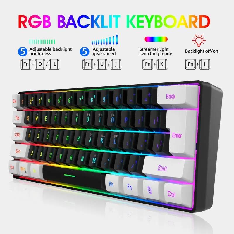Keyboard and mouse 60% compute - Gaming Keyboard Bundle のレビューと価格