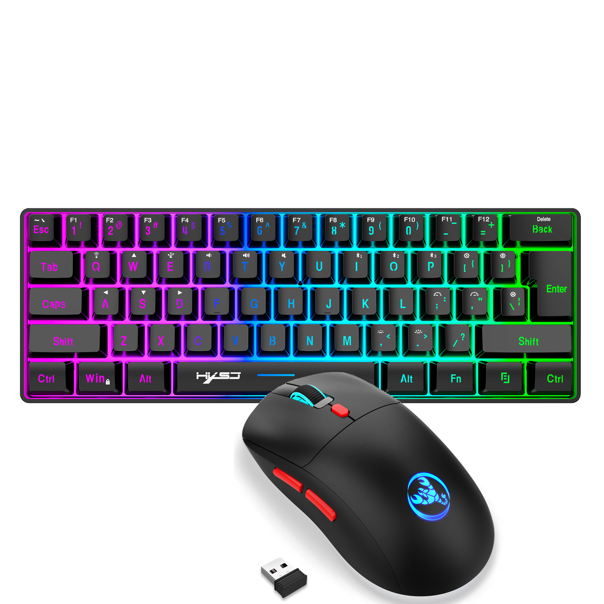 60% Wireless Gaming Keyboard a - Gaming Keyboard Mouse And Headset Combo のレビューと価格