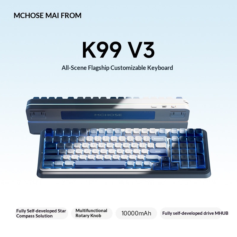 MCHOSE K99 V3 Customizable Mec - Gaming Keyboard Mechanical のレビューと価格