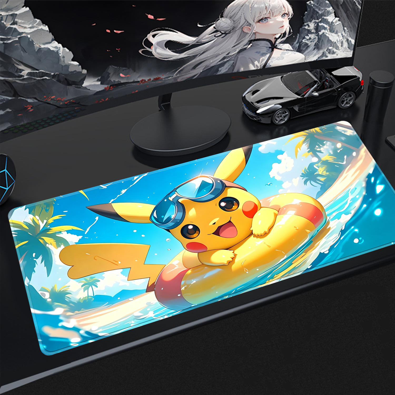 Gaming Mouse Pad 900x400 PC Po - Gaming Keyboard He のレビューと価格