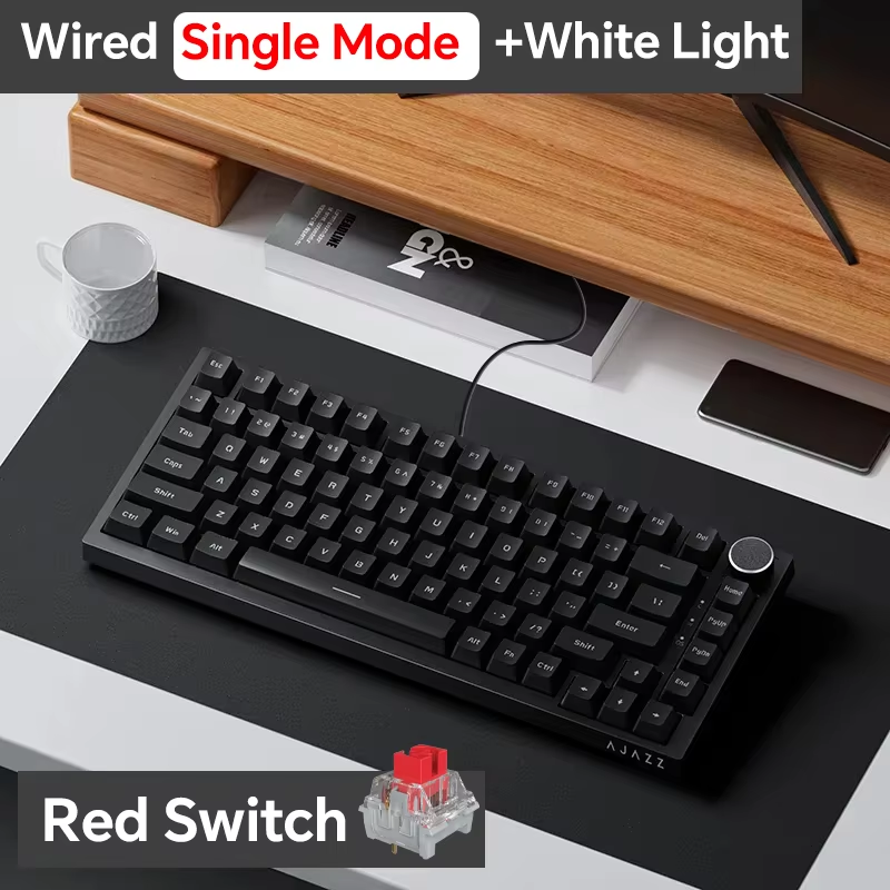 AJAZZ AK820 Wired With Rotary  - Gaming Keyboard Expensive のレビューと価格