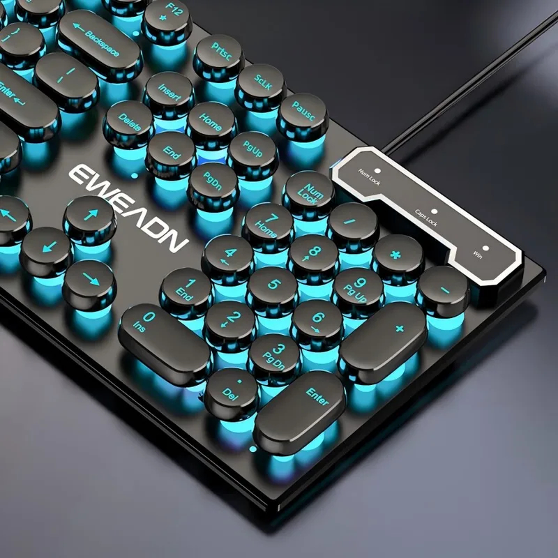 Retro Punk Mechanical Feel Key - Gaming Keyboard Mechanical のレビューと価格