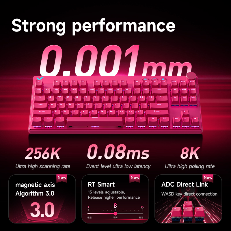 MCHOSE MIX87 Magnetic Swtich K - Gaming Keyboard Expensive のレビューと価格