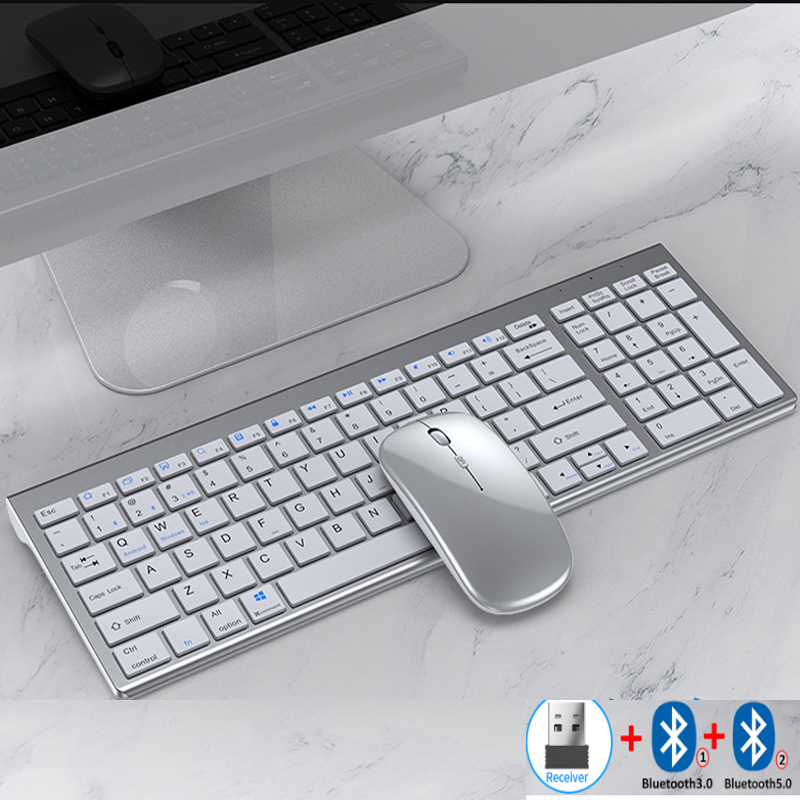 Jomaa Slim Rechargeable Blueto - Gaming Keyboard Mouse And Headset Combo のレビューと価格