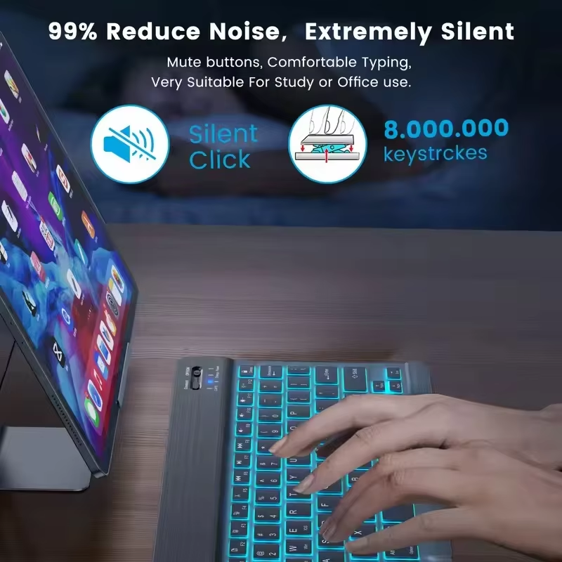 READ YYEAH RGB Backlit Bluetoo - Gaming Keyboard Wireless のレビューと価格