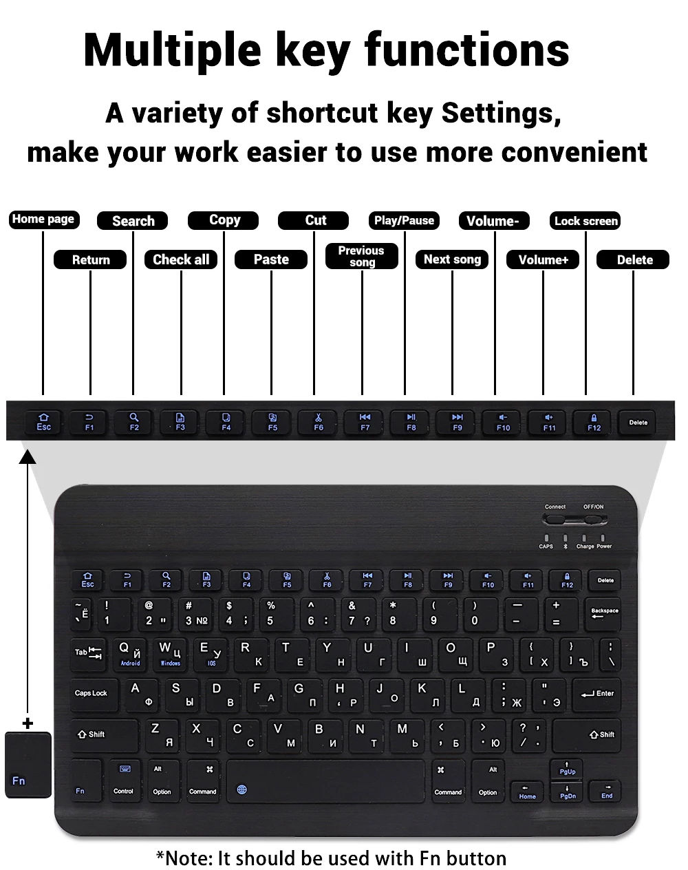 READ YYEAH RGB Backlit Bluetoo - Gaming Keyboard Wireless のレビューと価格