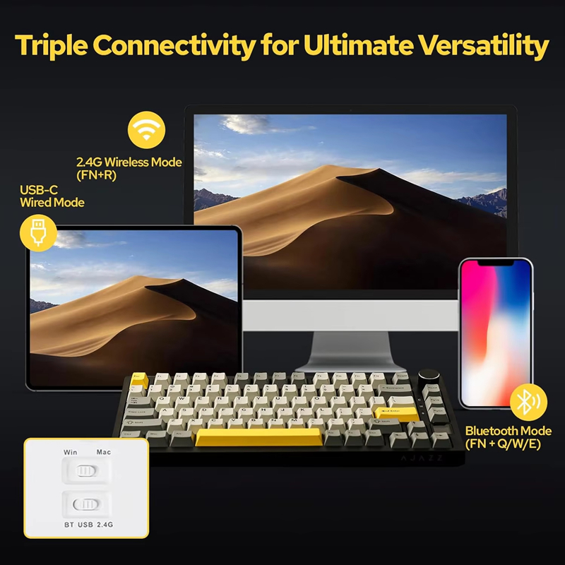 AK820/AK820Pro Gaming Mechanic - Gaming Keyboard Wireless のレビューと価格