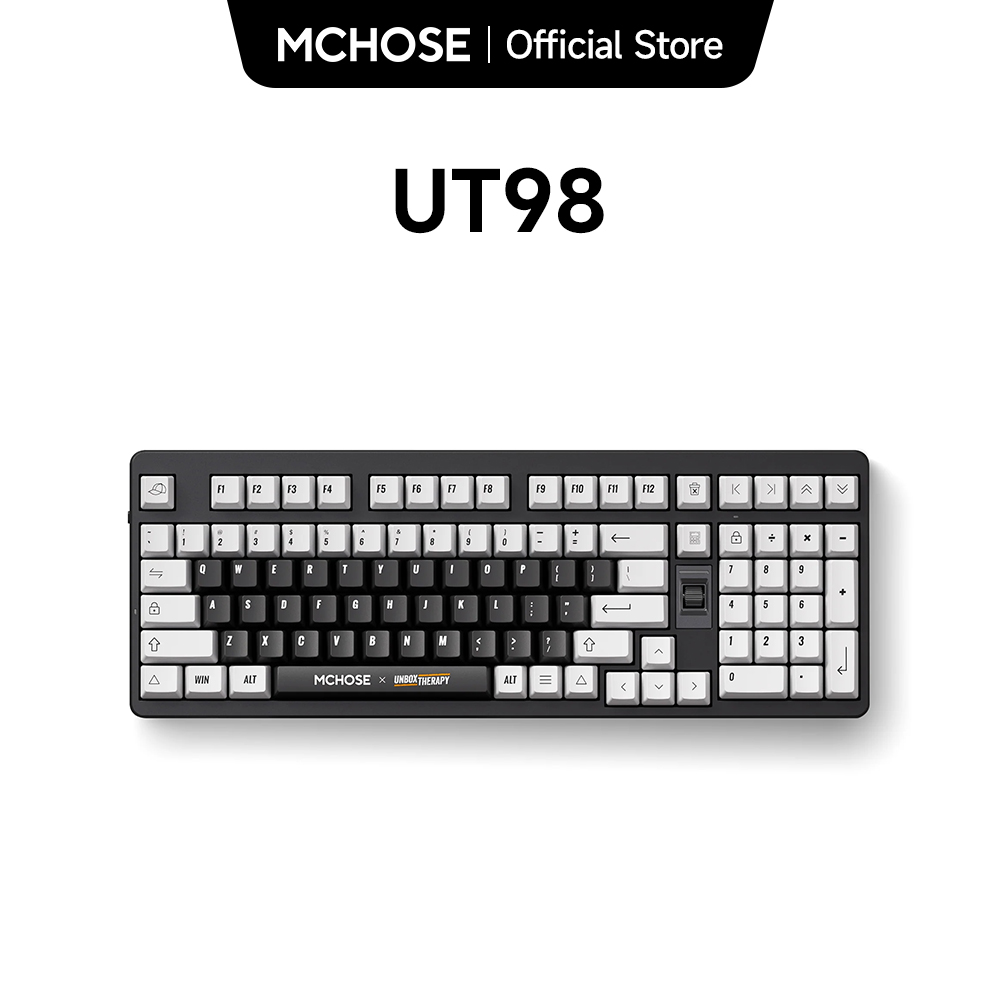 MCHOSE x Unbox Therapy - UT98  - Gaming Keyboard That Is Quiet のレビューと価格