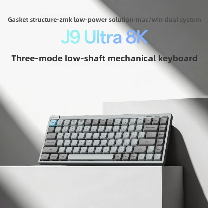 Original J9Ultra Tri-Mode 8K L - Gaming Keyboard That Is Quiet のレビューと価格