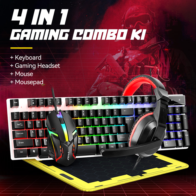 2025 Mouse Keyboard Headset Mo - Gaming Keyboard Mouse And Headset Combo のレビューと価格