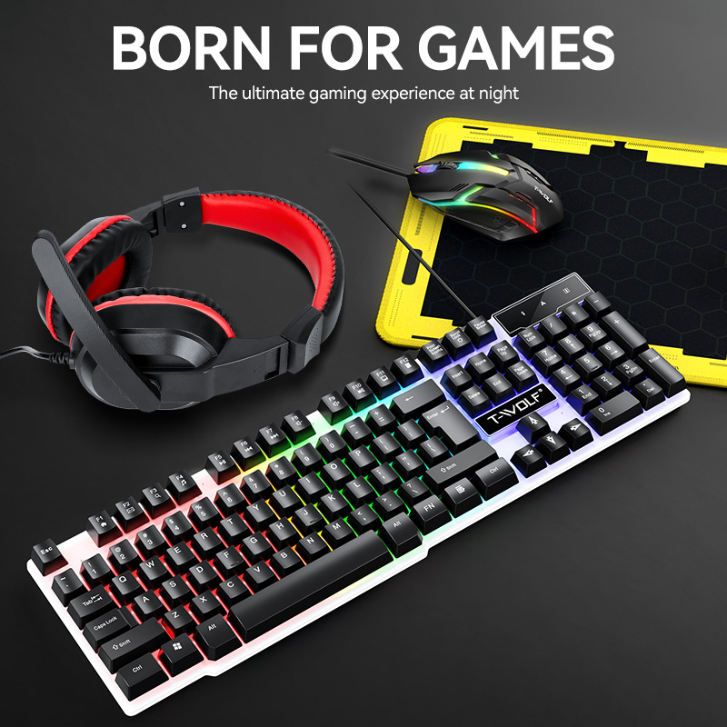 2025 Mouse Keyboard Headset Mo - Gaming Keyboard Mouse And Headset Combo のレビューと価格