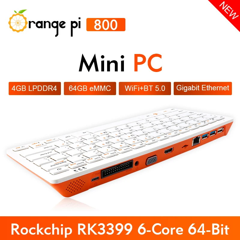 Orange Pi 800+5V4A Type-C Powe - Gaming Keyboard Mini のレビューと価格