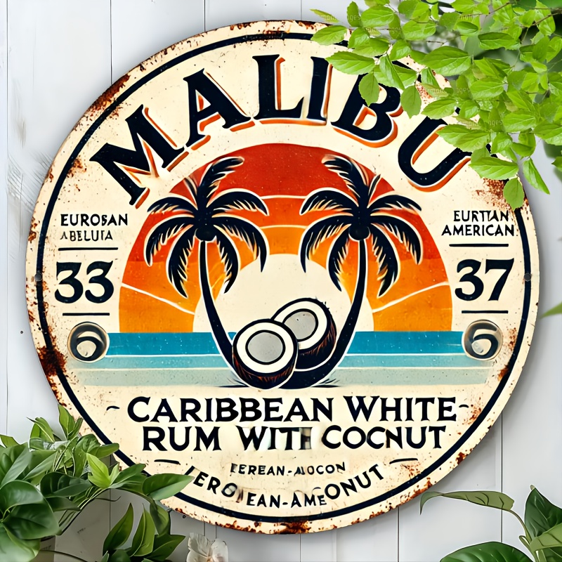 Vintage Malibu Rum Coconut Alu - Brass Weight Plate のレビューと価格