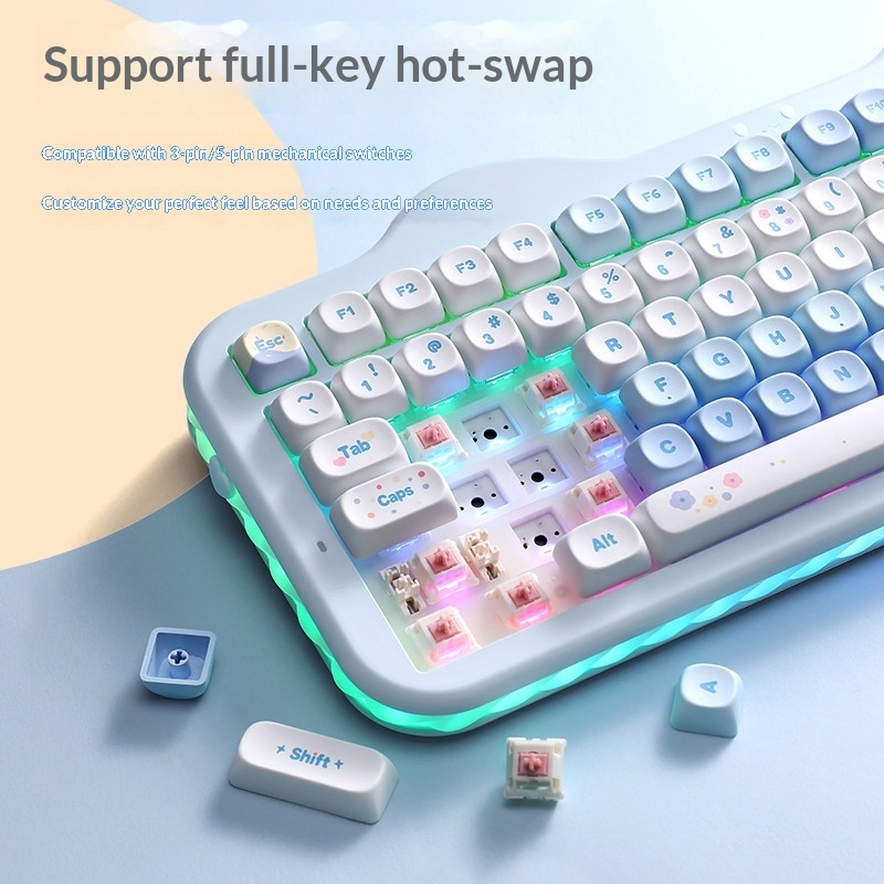 YUNZII C98 Keyboard Tri-mode Q - Gaming Keyboard That Is Quiet のレビューと価格