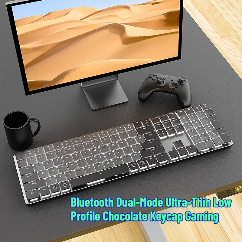 Bluetooth Dual-Mode Ultra-Thin - Gaming Keyboard That Is Quiet のレビューと価格