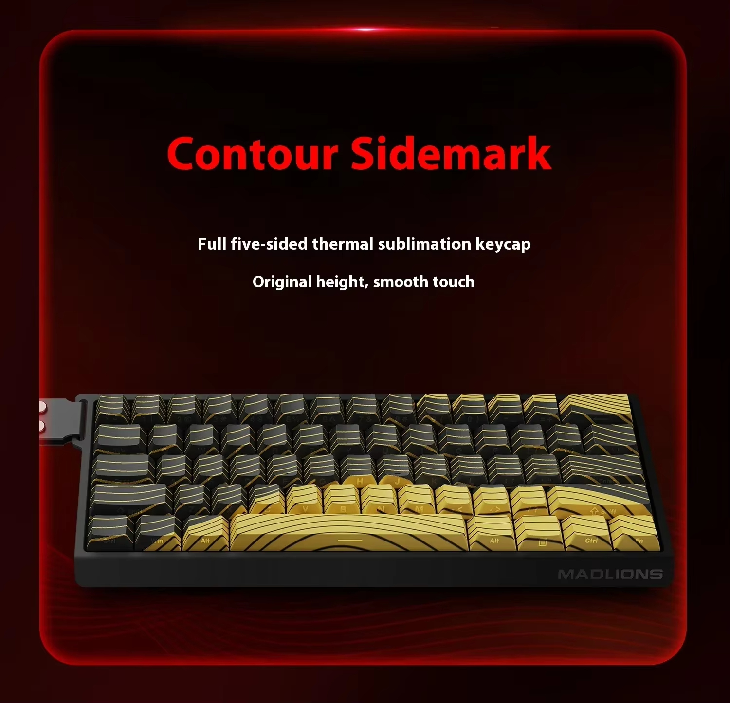 MADLIONS Pro 60% Layout RGB Wi - Gaming Keyboard Mechanical のレビューと価格