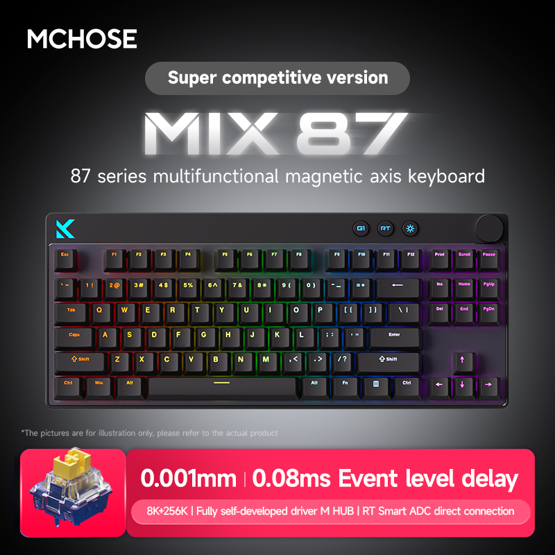 MCHOSE MIX87 Magnetic Axis Key - Gaming Keyboard Expensive のレビューと価格