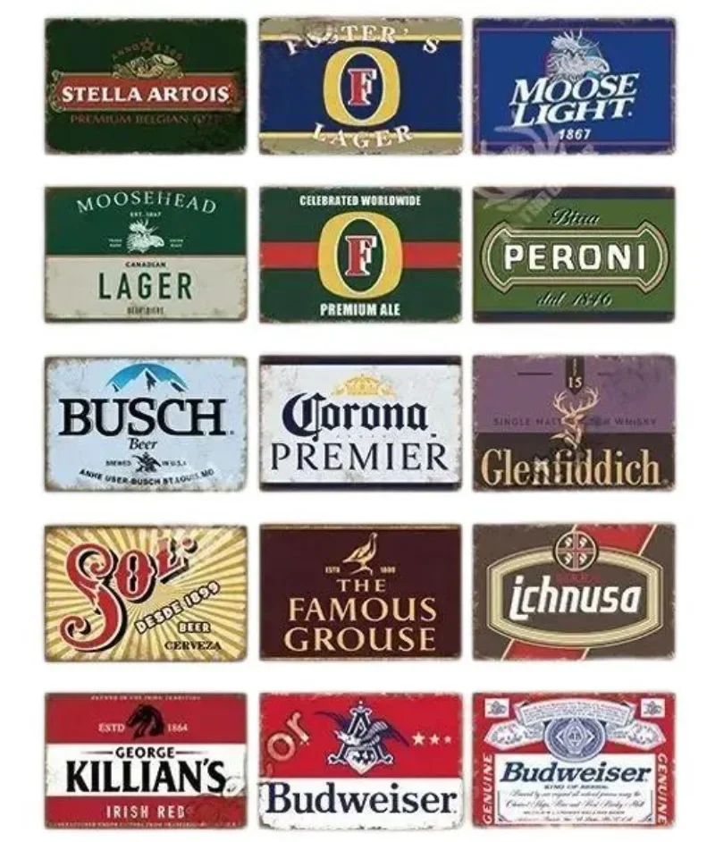 Metal Tin Poster Beer Metal Si - Brass Weight Plate のレビューと価格