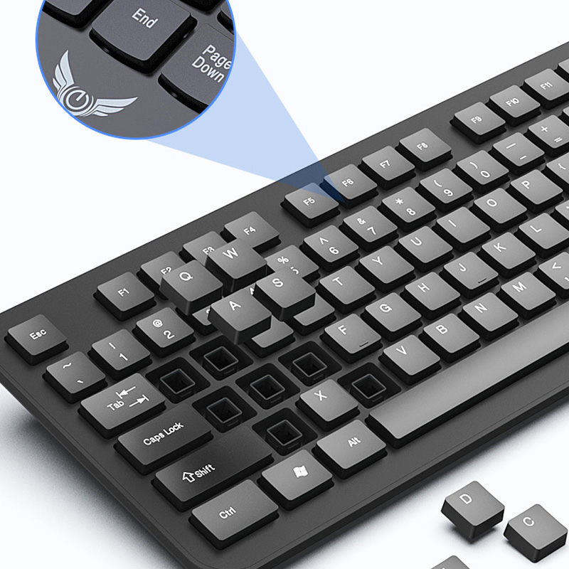 2.4G Wireless Keyboard Mouse S - Gaming Keyboard Bundle のレビューと価格