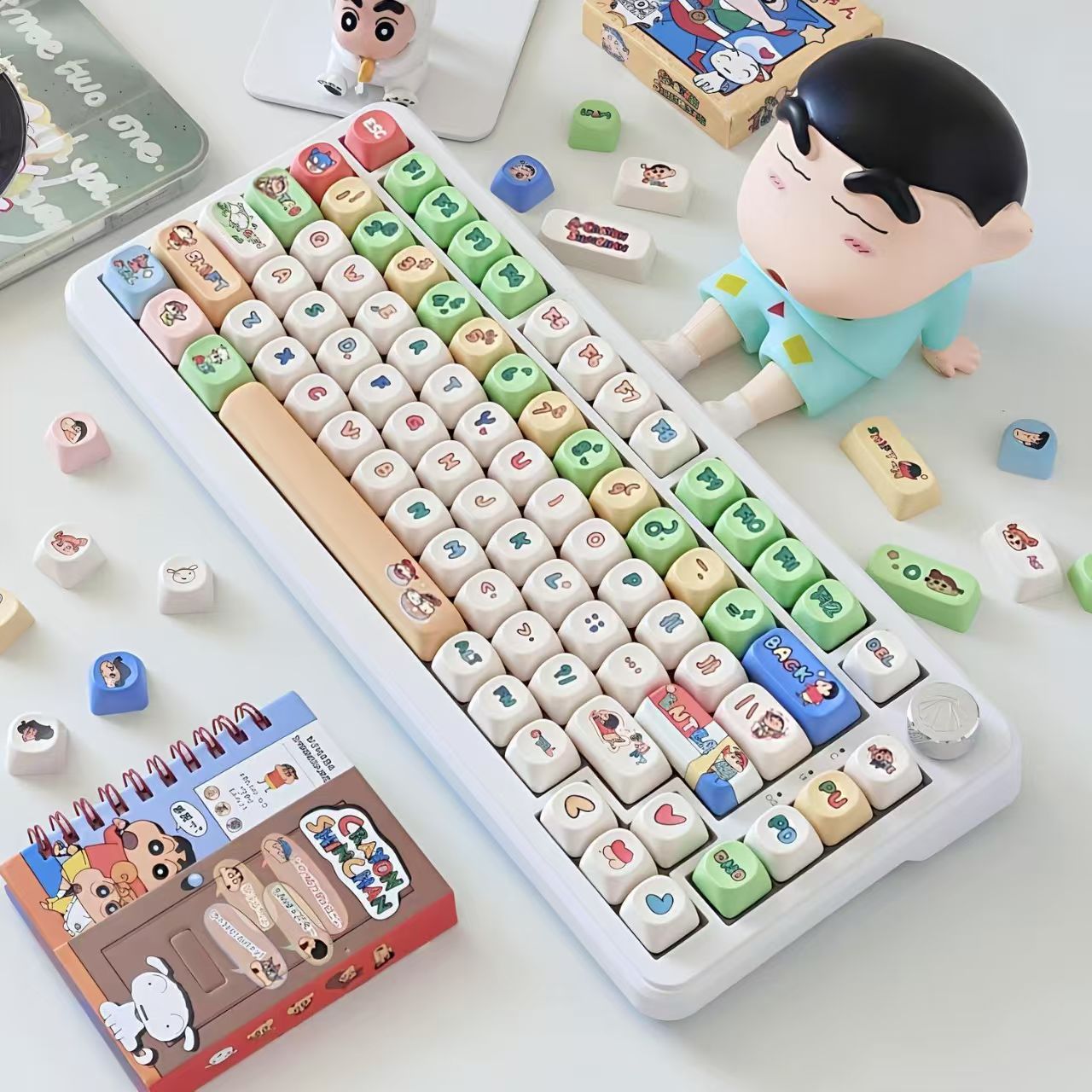 Crayon Shin-chan MOA Keycap Cu - Gaming Keyboard Mechanical のレビューと価格