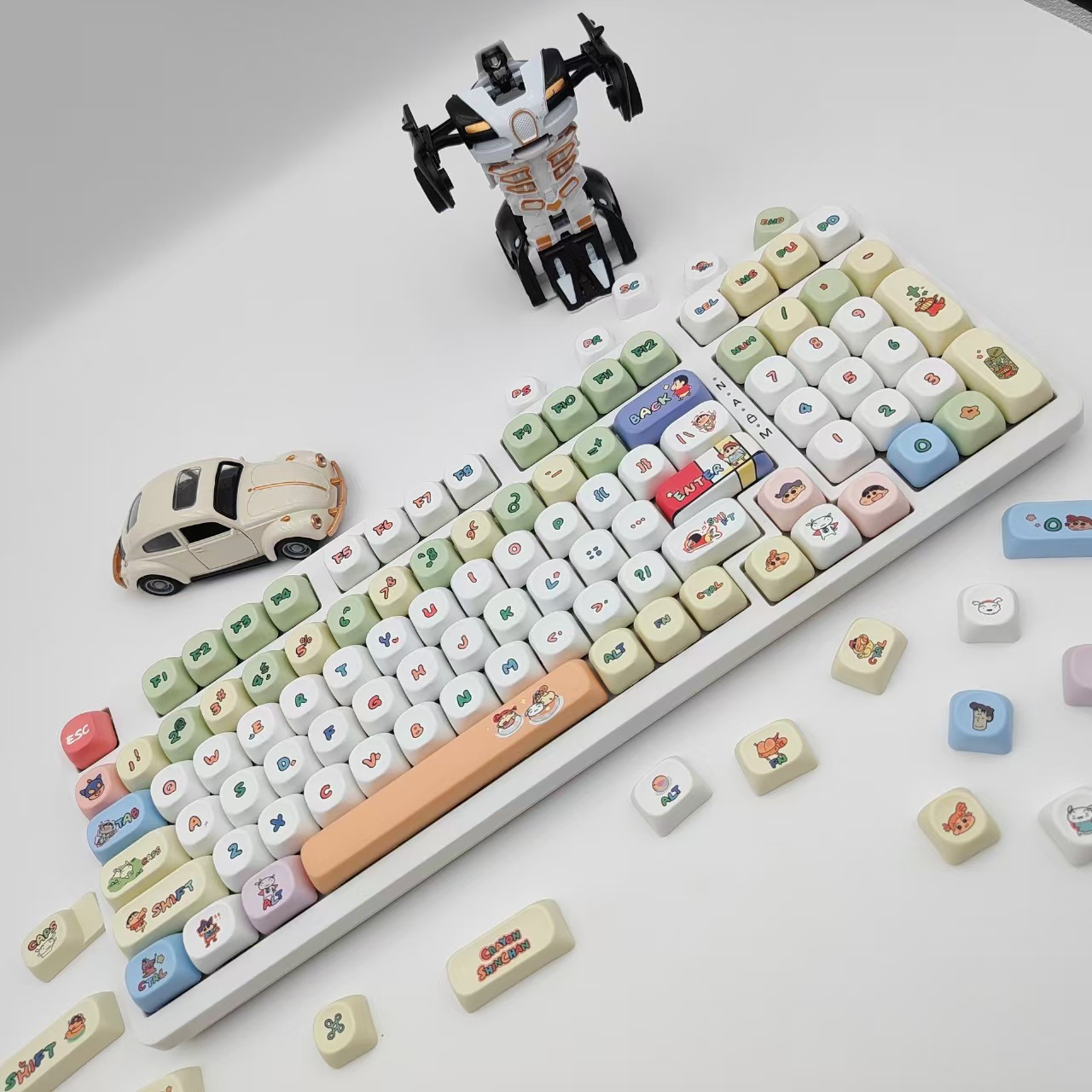 Crayon Shin-chan MOA Keycap Cu - Gaming Keyboard Mechanical のレビューと価格