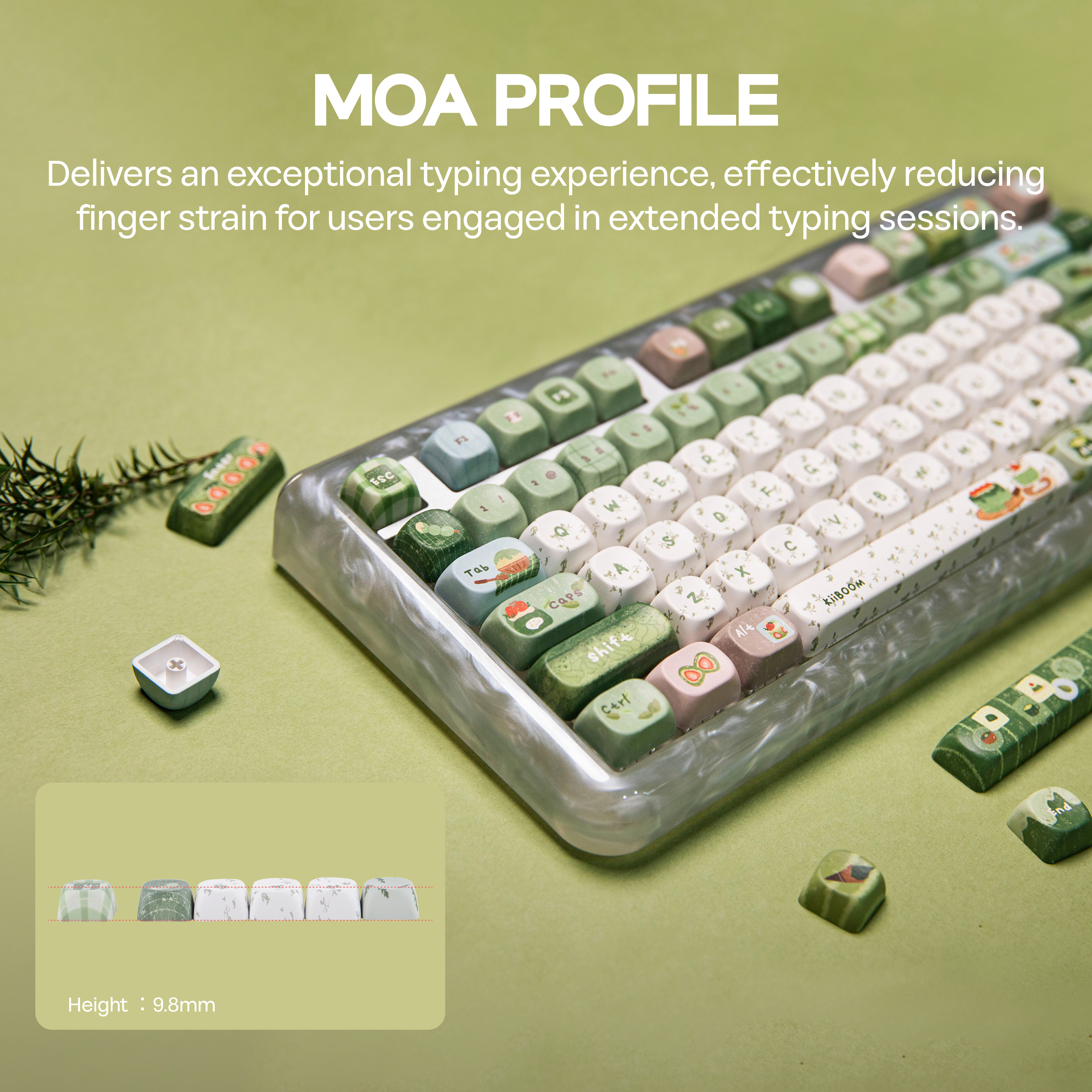 KiiBOOM Sprout Picnic 144 Keys - Gaming Keyboard Tkl のレビューと価格