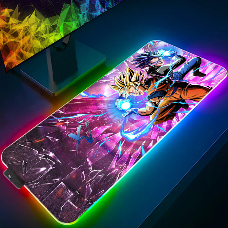 LED Mouse pad Dragon Ball Comp - Gaming Keyboard He のレビューと価格