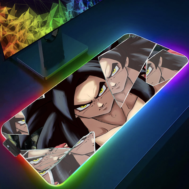 LED Mouse pad Dragon Ball Comp - Gaming Keyboard He のレビューと価格