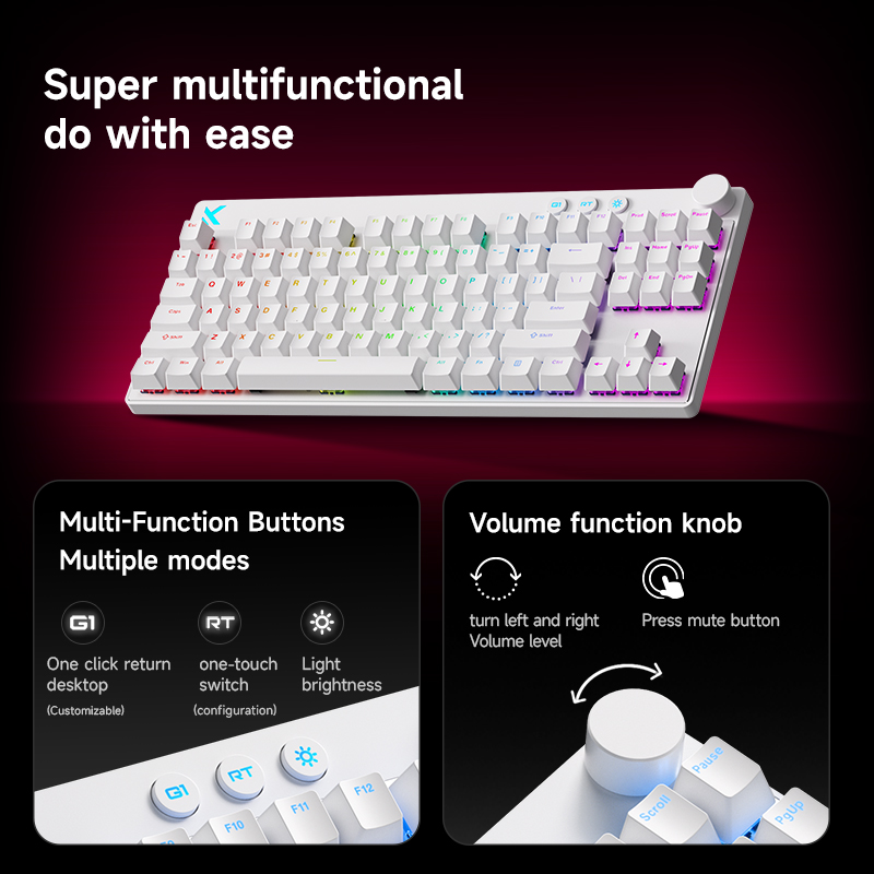 MCHOSE MIX87 Magnetic Switch M - Gaming Keyboard Expensive のレビューと価格