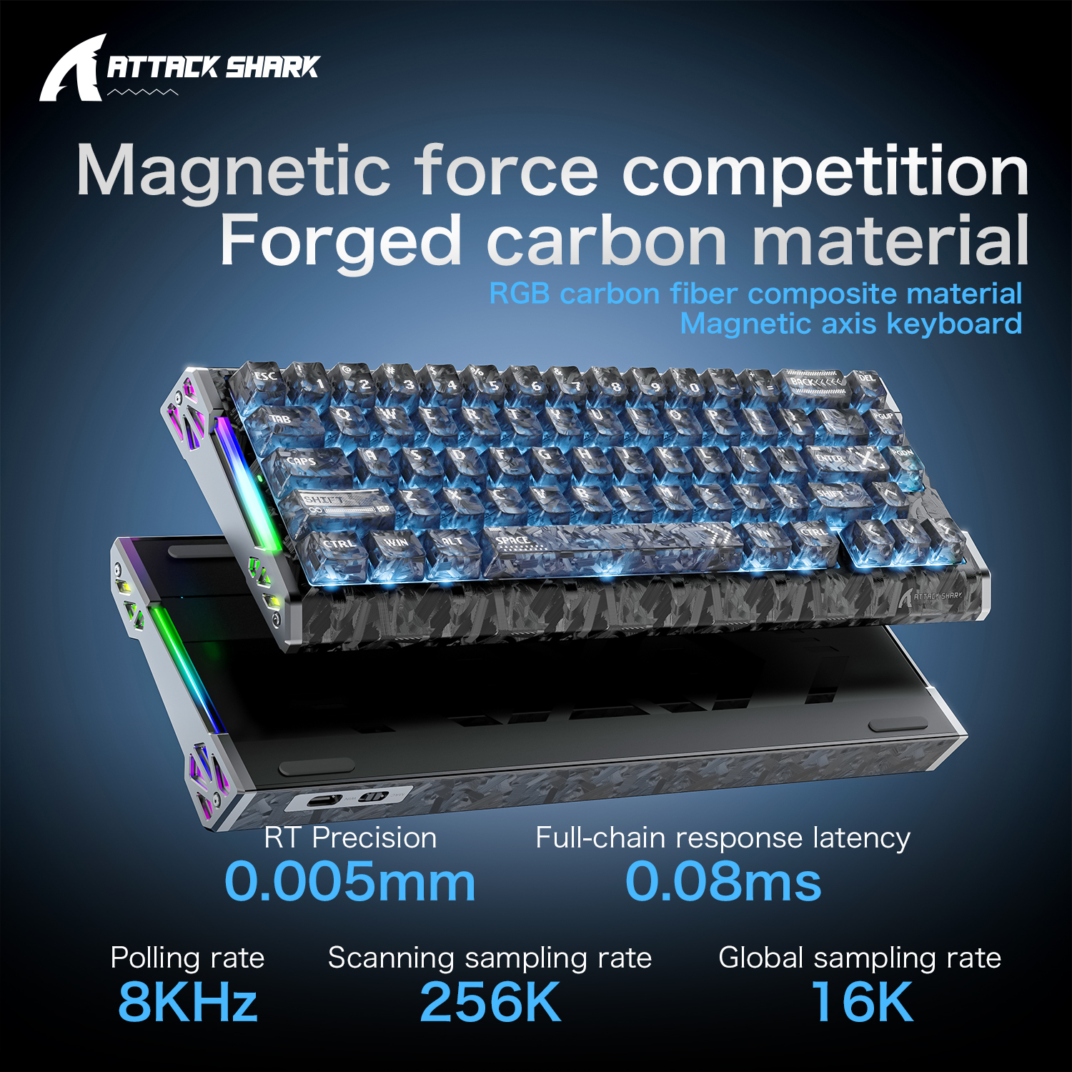 ATTACK SHARK R68 HE 8000Hz Car - Gaming Keyboard Expensive のレビューと価格