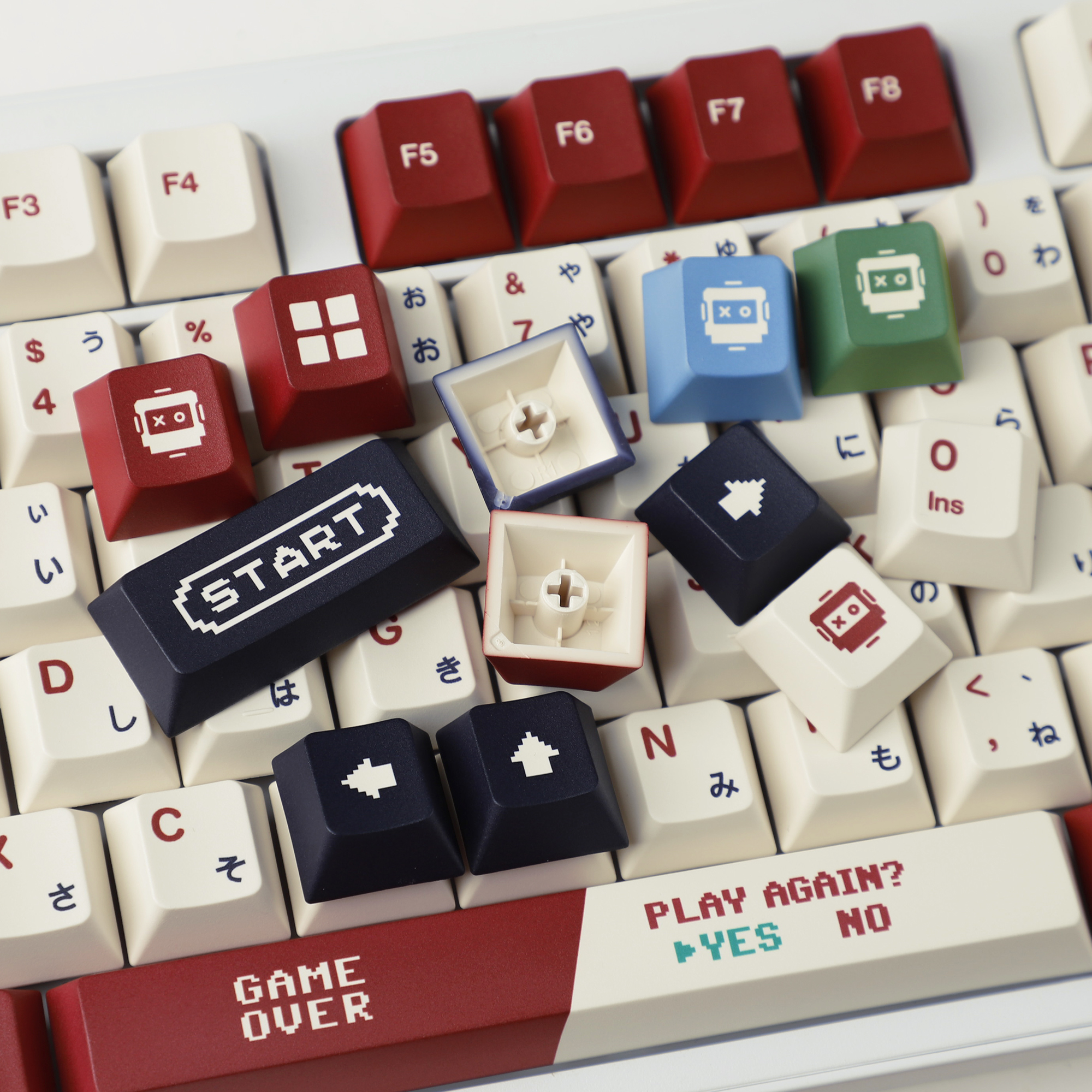 Gameboy Retro Red Beige Dye Su - Gaming Keyboard Tkl のレビューと価格