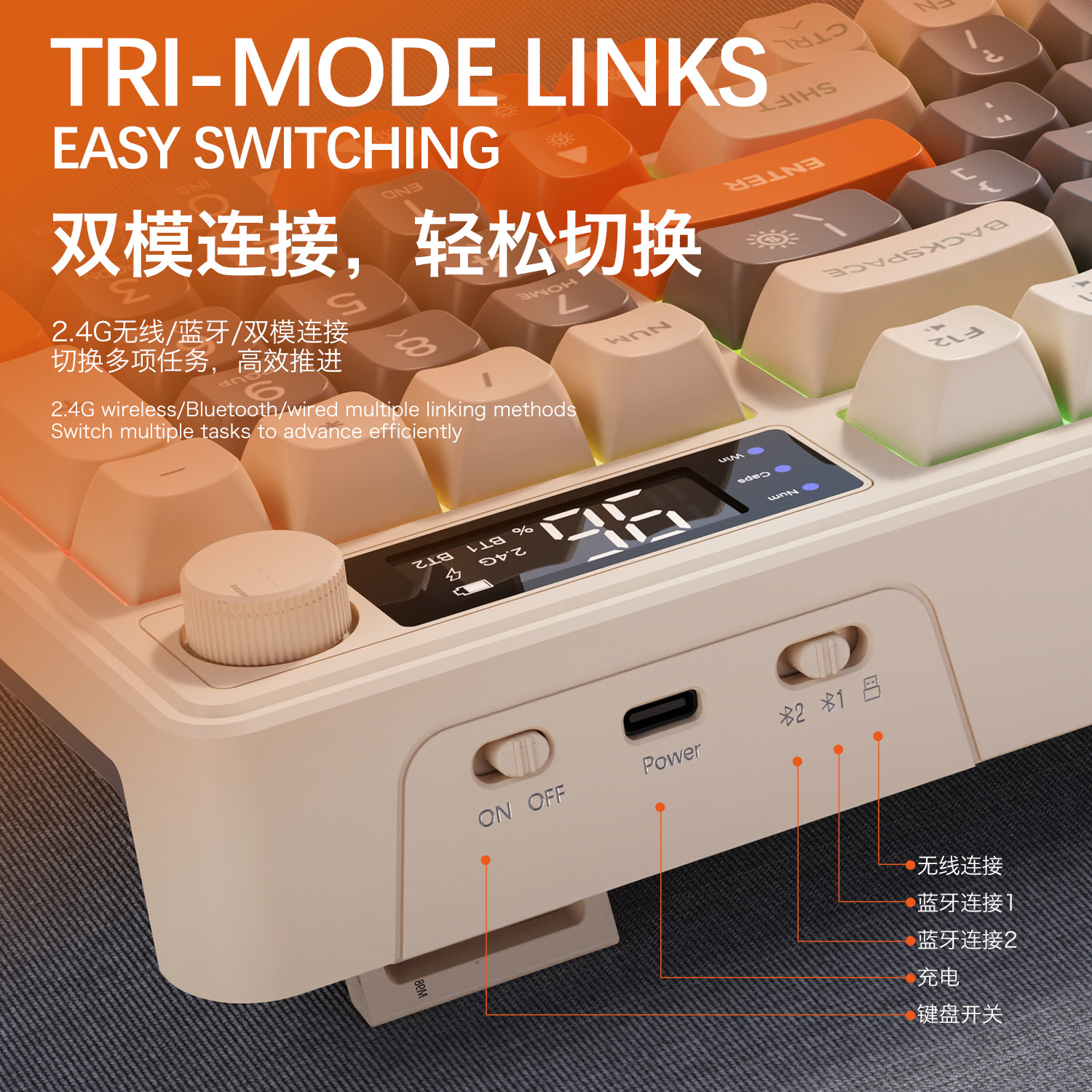 Hot Free Wolf T96 Wireless Dua - Gaming Keyboard Mechanical のレビューと価格