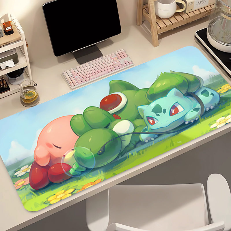 Anime Mouse Pad Pokemon Bulbas - Gaming Keyboard He のレビューと価格