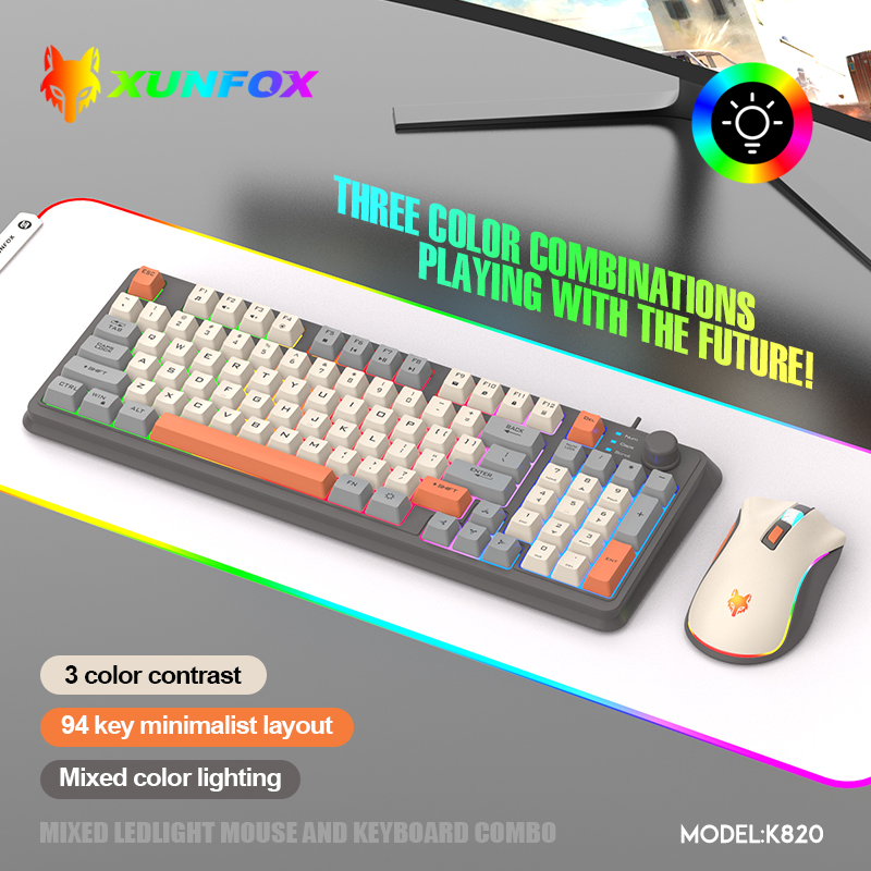 K820 USB Wired Game Keyboard M - Gaming Keyboard Bundle のレビューと価格