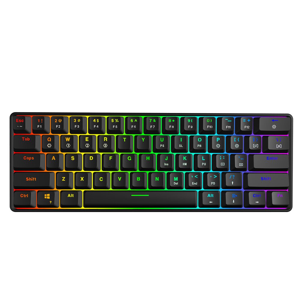 SKYLOONG GK61 Mini Portable 60 - Gaming Keyboard Bundle のレビューと価格