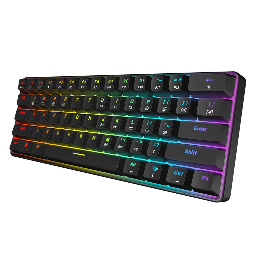 SKYLOONG GK61 Mini Portable 60 - Gaming Keyboard Bundle のレビューと価格