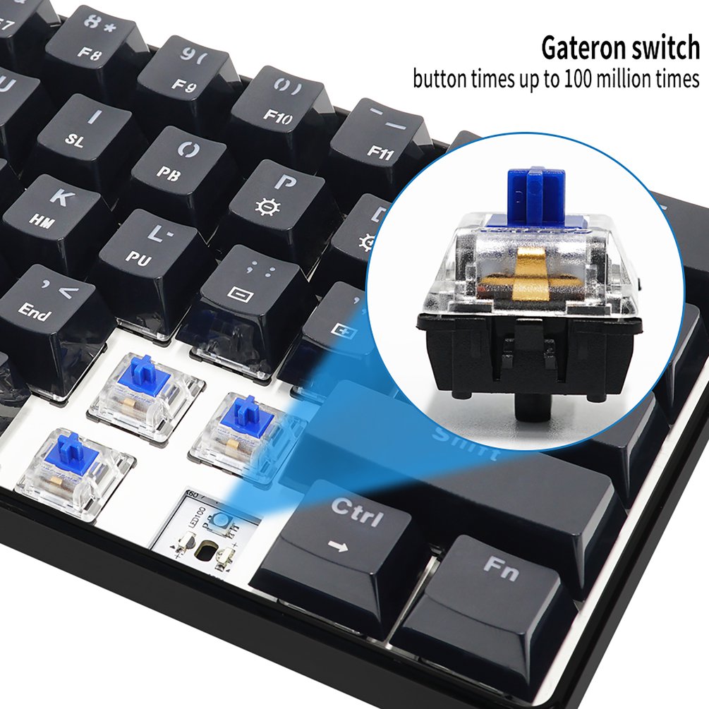 SKYLOONG GK61 Mini Portable 60 - Gaming Keyboard Bundle のレビューと価格