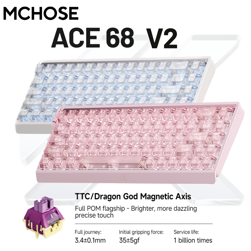 MCHOSE ACE68 V2 Gaming Keyboar - Gaming Keyboard Expensive のレビューと価格