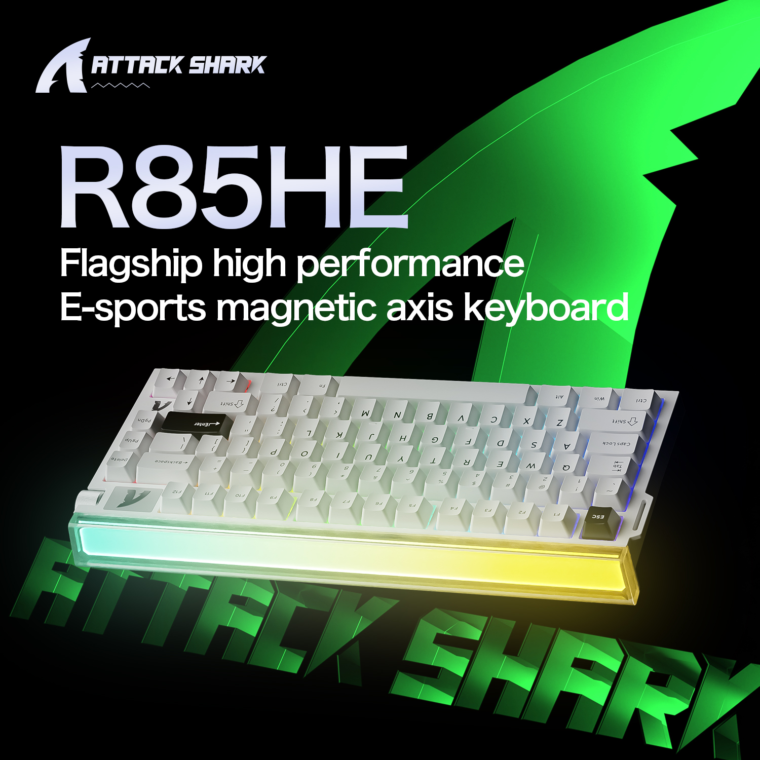 ATTACK SHARK R85 HE Wired 8KHz - Gaming Keyboard Expensive のレビューと価格