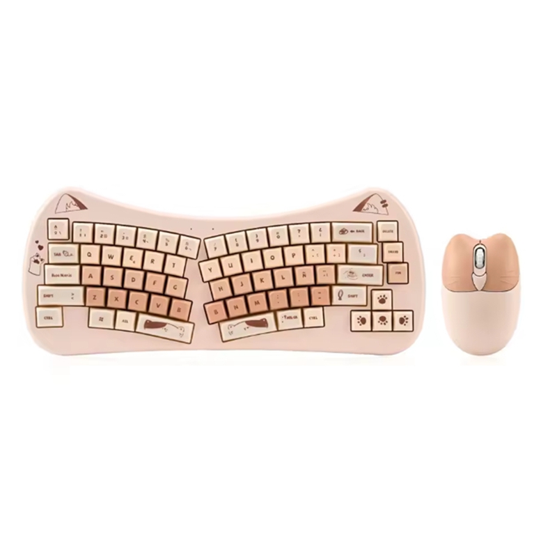 68 Key Cat Ear Mechanical Keyb - Gaming Keyboard Wireless のレビューと価格